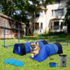 7 Piece Dog Agility Training Set with Adjustable Hurdles