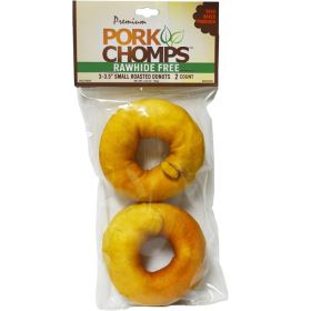 Pork Chomps Roasted Donuts 3" Dog Treat