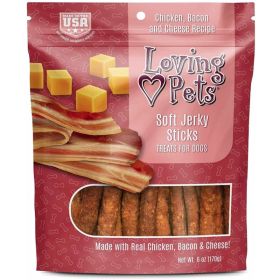 Loving Pets Soft Jerky Sticks Bacon Flavor