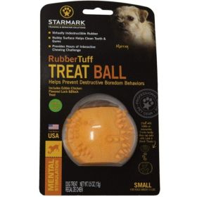 Starmark RubberTuff Treat Ball Small