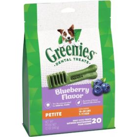 Greenies Petite Dental Dog Treats Blueberry