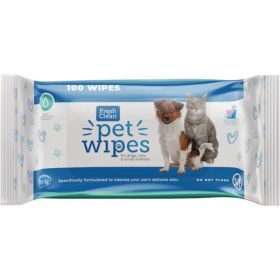 Fresh n Clean Pet Wipes for Dogs and Cats