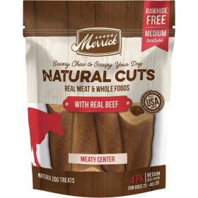 Merrick Natural Cut Beef Chew Treats Medium