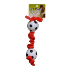 Li'l Pals Soccer Ball Plush Tug Dog Toy
