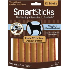 SmartBones SmartSticks Peanut Butter Flavor