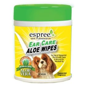 Espree Ear Care Aloe Wipes