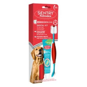 Sentry Petrodex Dental Kit for Adult Dogs