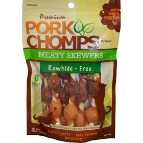 Pork Chomps Premium Nutri Chomps Meaty Skewers