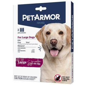 PetArmor Flea and Tick Treatment for Large Dogs (45
