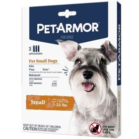 PetArmor Flea and Tick Treatment for Small Dogs (5