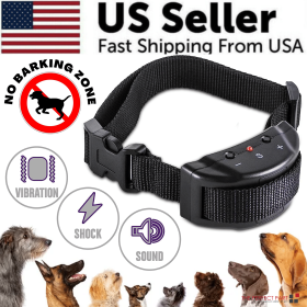 Automatic Anti-Bark Shock Training Collar for Dogs  Small, Med
