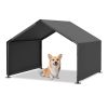 4' x 4' x 3' Waterproof Gray Outdoor Dog Shade Shelter
