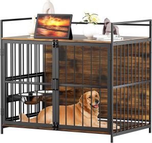 41 Inch Furniture Style Heavy Duty Dog Crate for Large Dogs