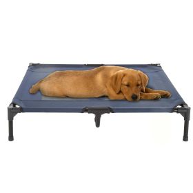 Elevated Dog Bed - 36x29.75-Inch Portable Pet Bed with Non-Slip Feet - Indoor/Outdoor Dog Cot or Puppy Bed for Pets up to 80lbs