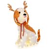 43.5-Inch LED Lighted Christmas Puppy Dog Yard Decoration
