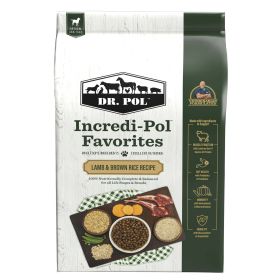 Dr. Pol Incredi-Pol Favorites Lamb and Brown Rice Recipe Dog Food - 6lb