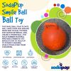 Smile Ball Rubber Dog Chew Toy for Heavy Chewers | Floating Fetch Toy | USA Made