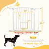 Extra Wide Walk-Through Dog Gate - 30"-41" Wide, 30" High