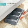 Flexi-Step, Foldable Dog Pet Steps with 4-Step Design and Non-Slip Treads