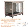 23 Inch Gray Heavy-Duty Dog Crate Furniture