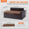 VEVOR Soft Leather Dog Sofa Bed for Medium Dogs