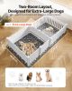 Large PVC Whelping Box Puppy Playpen - 93 Inch with Height