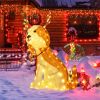43.5-Inch LED Lighted Christmas Puppy Dog Yard Decoration