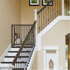 Richell Wood Dog Safety Gate with Walk-Through Door
