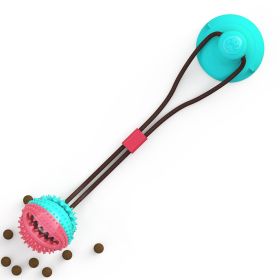 ALL4U Suction Cup Molar Bite Toy with Treat Ball & Rope
