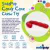 SodaPup Candy Cane Nylon Dog Chew Toy - USA Made