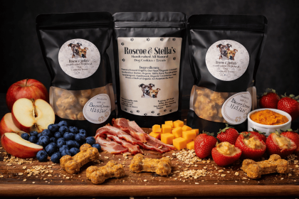 Roscoe & Stella's Bacon & Wisconsin Cheddar Dog Treats Roscoe & Stella's Bacon & Wisconsin Cheddar Dog Treats