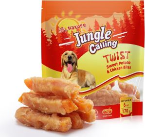 Chicken Wrapped Sweet Potato Dog Treats - 6 oz
