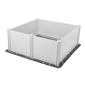 VEVOR PVC Whelping Box 60 x 60 Inch with Adjustable Door
