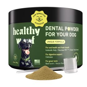 Healthy Woof Dental Powder for Dogs - Tartar & Breath