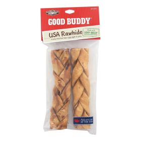 Castor & Pollux Chicken Braided Rawhide Chew Sticks