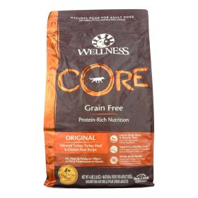 Wellness Core Grain-Free Turkey Dog Food - 6 x 4 lb