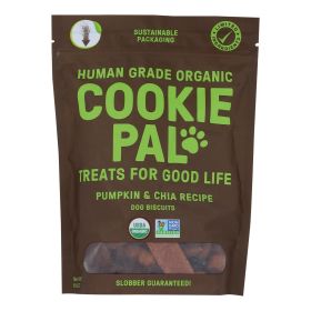 Cookie Pal Pumpkin & Chia Organic Dog Treats - 4 Bags