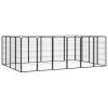 20-Panel Portable Dog Playpen 20 x 40 Inch, Black