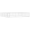 Extra Large Silver Galvanized Steel Dog Kennel