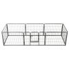 8-Panel Steel Dog Playpen 31.5 x 23.6 Inch for Small Dogs