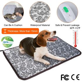 Waterproof Pet Heating Pad 27 x 18 Inch, Adjustable