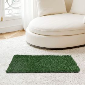 Dog Grass Mat 2-Pack - 23 x 18 Inch Indoor Potty Pad