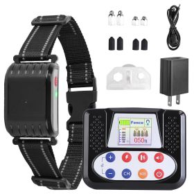 Wireless Dog Fence & Remote Training Collar - 990 Ft Range