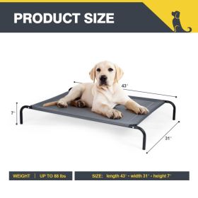 Elevated Cooling Dog Bed for Medium & Large Dogs - 88 lb