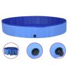 Foldable Pet Swimming Pool 6.5 Ft - Blue PVC