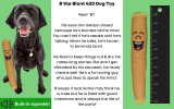PetPaws Cannabis Leaf Squeaky Canvas Dog Toy