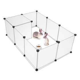 Portable Plastic Pet Playpen for Puppies & Small Animals