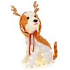 43.5 Inch LED Lighted Christmas Puppy Yard Decoration