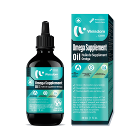 Welsdom Omega Oil Blend for Dogs - Skin, Coat & Heart