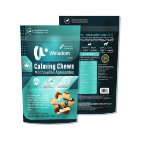 Welsdom Natural Calming Chews for Dogs - Anxiety Support